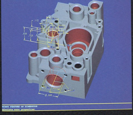 Typical Pro/ENGINEER model