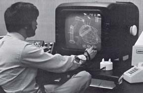 Evans & Sutherland graphics System Running CADD